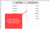 Rechnungsvorlage Excel Vorlage von Excelpedia