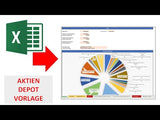 Aktiendepot Vorlage (ohne Office 365)