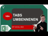 Tabellenname Nach Zelle Per Makro umbenennen
