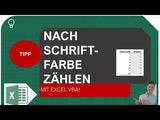 Nach Schriftfarbe zählen