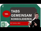 Mehrere Tabellen auf einem Tabellenblatt konsolidieren